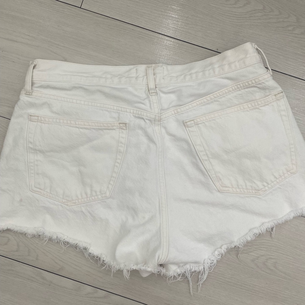 Agolde Parker Vintage Cut Off Short in Tissue - Picture 6 of 6